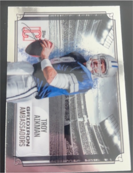 2024 Topps Signature Class #GA-25 Troy Aikman Gridiron Ambassadors — front