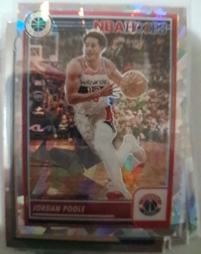 2023-24 Panini NBA Hoops Premium Stock #277 Jordan Poole — front