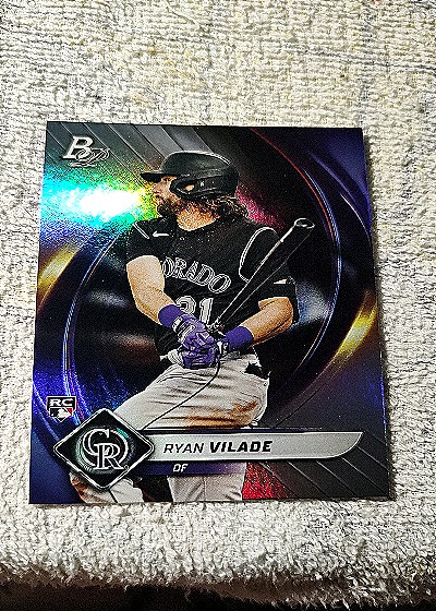 2022 Bowman Platinum #25 Ryan Vilade — front