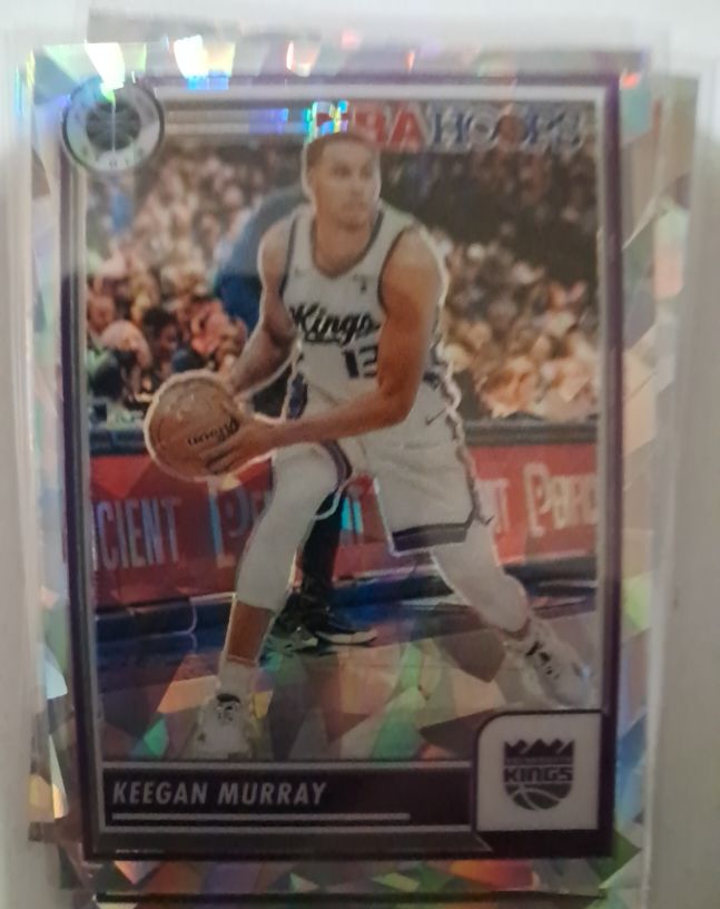 2023-24 Panini NBA Hoops Premium Stock #171 Keegan Murray — front