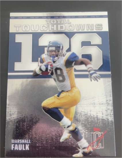 2024 Topps Signature Class #ZO-6 Marshall Faulk Zone Out — front
