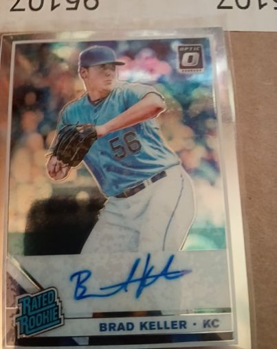 2019 Panini Donruss Optic Rated Rookie Signatures #RRS-BK Brad Keller — front