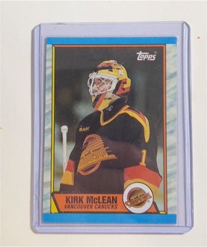 1989-90 Topps #61 Kirk McLean — front