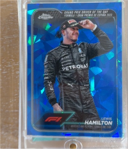 2024 Topps Chrome Formula 1 #165 Lewis Hamilton — front