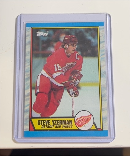 1989 Topps #83 Steve Yzerman — front