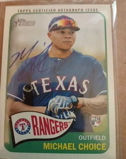 2014 Topps Heritage High Number #H508 Michael Choice — front