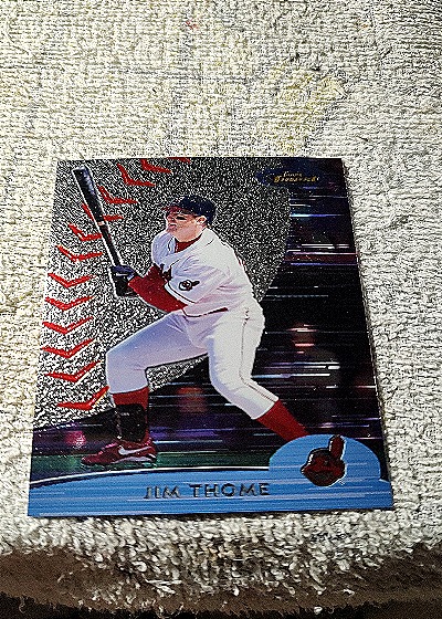 2000 Topps Finest #409 Jim Thome — front
