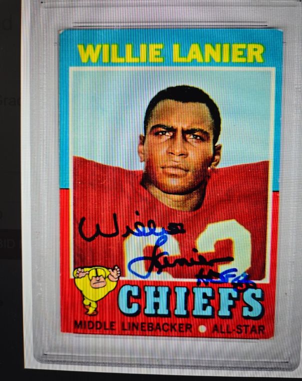 1971 Topps #114 Willie Lanier — front