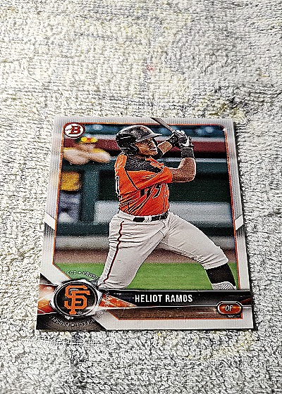 2018 Bowman Prospects #BP143 Heliot Ramos — front