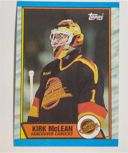 1989-90 Topps #61 Kirk McLean — front