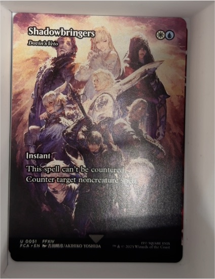 2025 Final Fantasy: Through the Ages #0051 Dovin's Veto — front