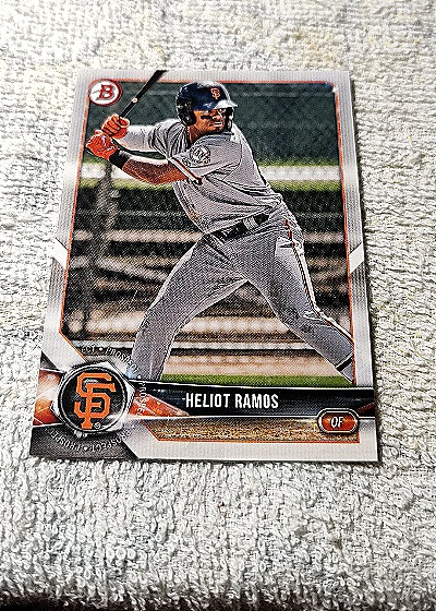 2018 Bowman Draft #BD-133 Heliot Ramos — front
