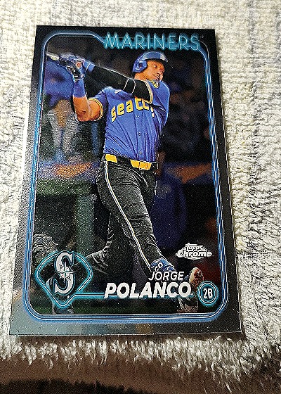2024 Topps Chrome Update #USC177 Jorge Polanco — front