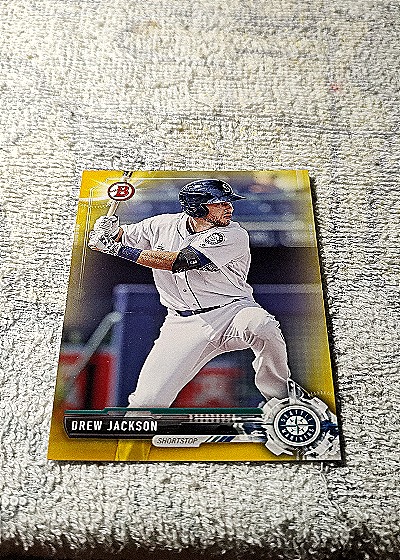 2017 Bowman #BP99 Drew Jackson — front