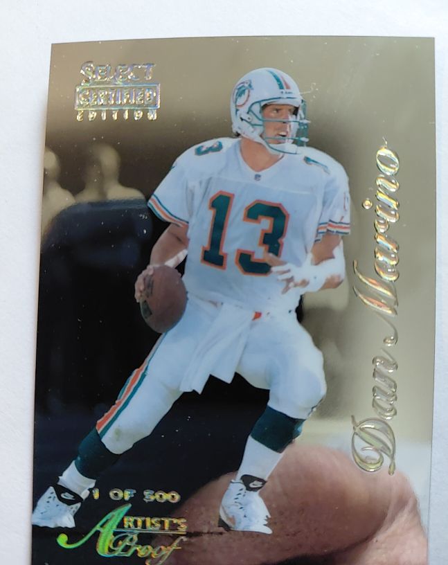 1996 Select Certified #55 Dan Marino — front