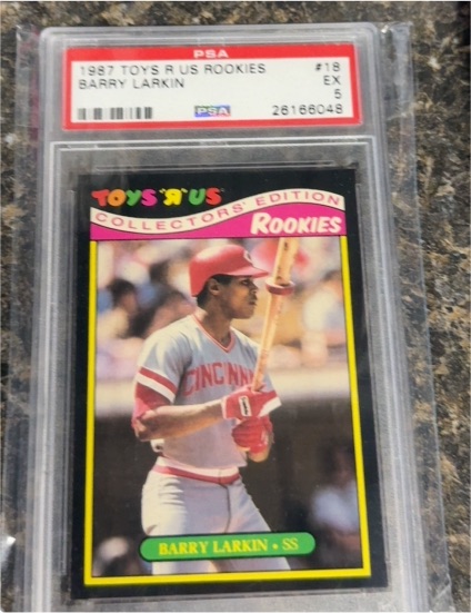 1987 Topps Toys R Us Rookies #18 Barry Larkin — front