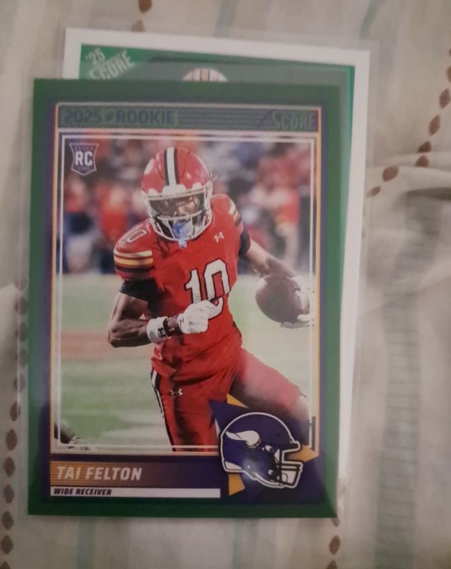 2025 Panini Score #60 Tai Felton — front