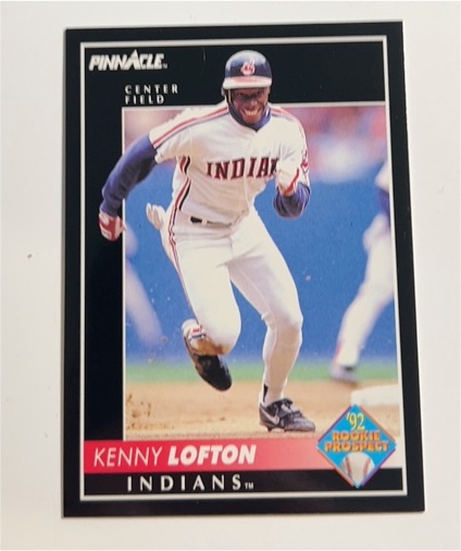 1992 Pinnacle #582 Kenny Lofton — front