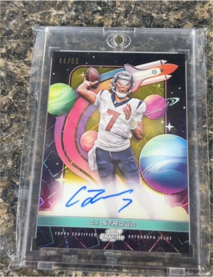 2024 Topps Cosmic Chrome First Flight #CJ Stroud — front