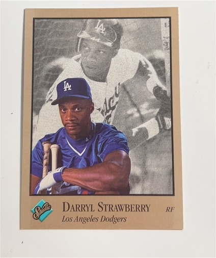 1992 Leaf Studio #50 Darryl Strawberry — front