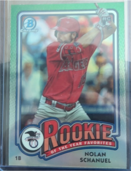 2024 Bowman Chrome #ROY-9 Nolan Schanuel Rookie of the Year Favorites — front