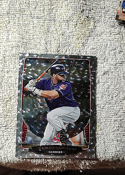 2021 Topps Update #US273 Carlos Santana — front
