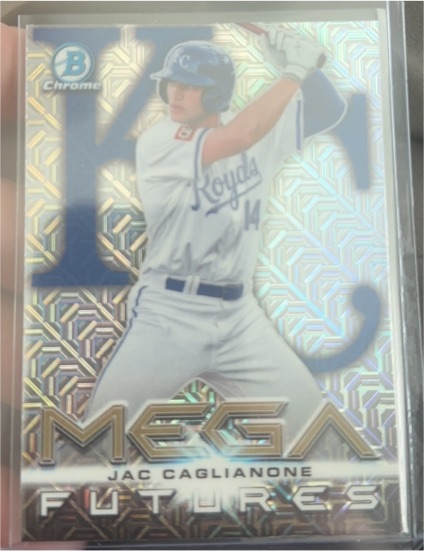 2025 Bowman Chrome #BMF-15 Jac Caglianone — front