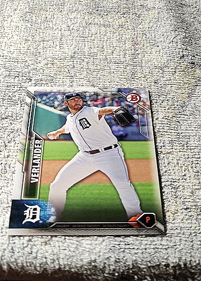 2016 Bowman #35 Justin Verlander — front