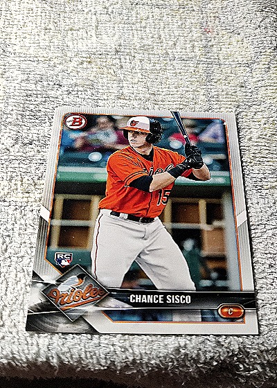 2018 Bowman #12 Chance Sisco — front