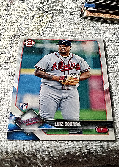 2018 Bowman #91 Luiz Gohara — front