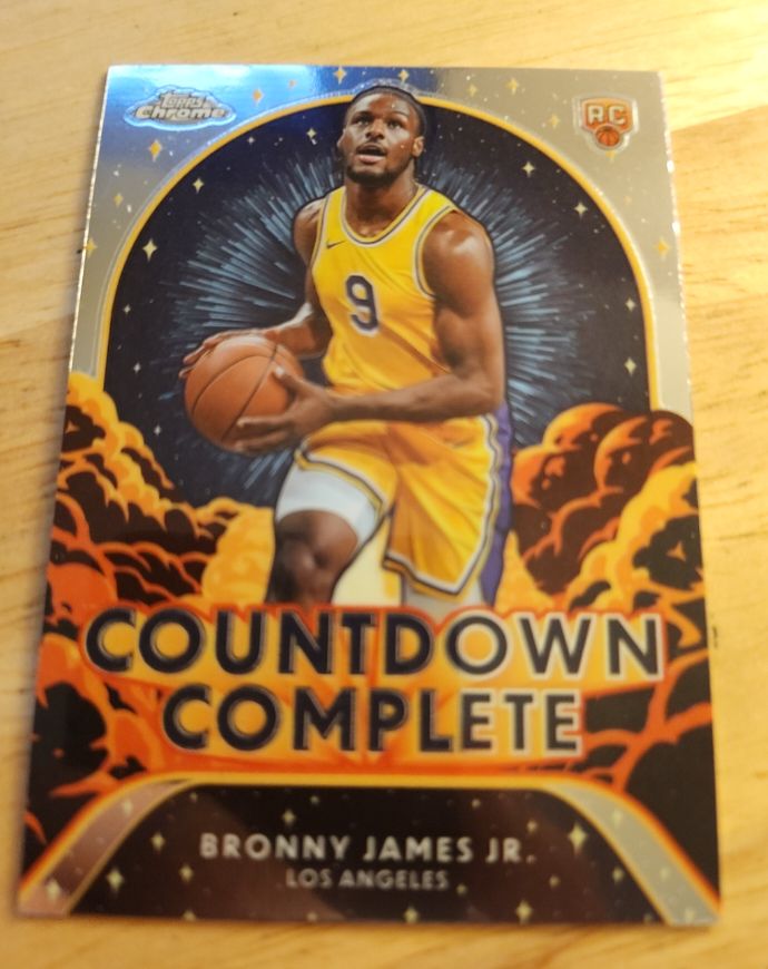 2024-25 Topps Chrome #CC-25 Bronny James Jr. — front