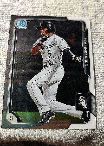 2015 Bowman Chrome Prospects #BCP81 Tim Anderson — front