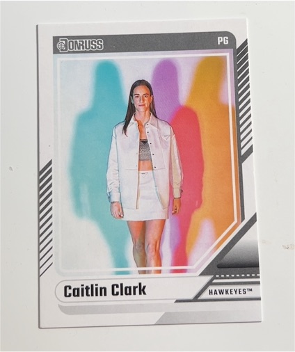 2024 Panini Donruss #1 Caitlin Clark — front