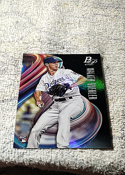 2018 Bowman Platinum #97 Walker Buehler Rookie — front