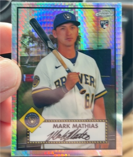 2021 Topps Chrome Platinum Anniversary #137 Mark Mathias — front