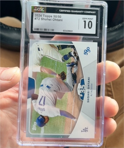 2024 Topps 50/50 #72 Shohei Ohtani — front