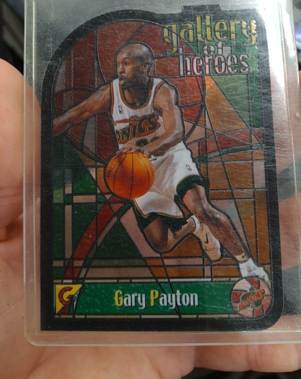 1999-00 Topps Gallery Of Heroes #GH6 Gary Payton — front