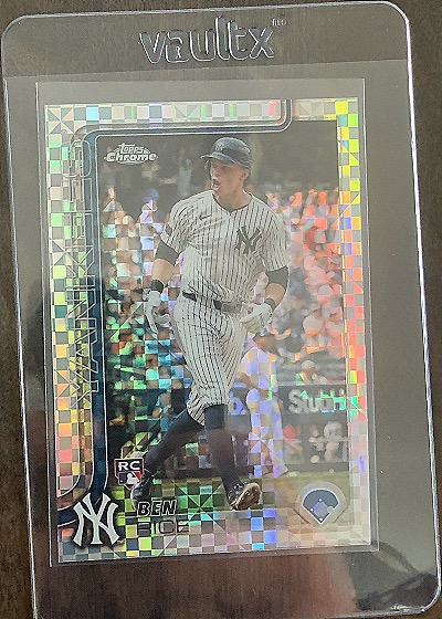 2025 Topps Chrome #139 Ben Rice — front