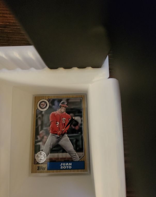 2022 Topps Series 1 - 1987 Topps Baseball 35th Anniversary #T87-79 Juan Soto — front