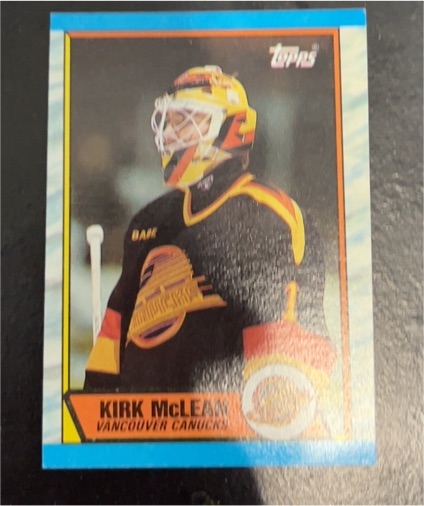 1989-90 Topps #61 Kirk McLean — front