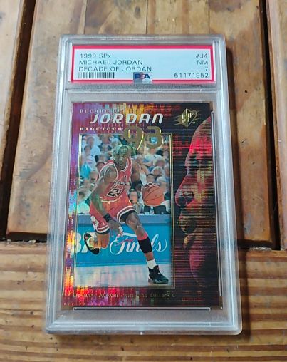 1999 Upper Deck SPx #J4 Michael Jordan Decade of Jordan — front