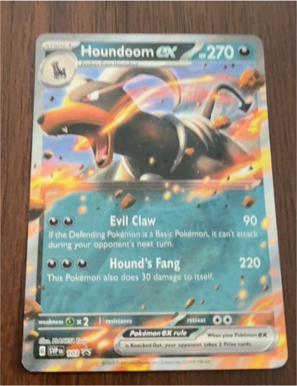 2023 Pokémon Scarlet & Violet #103 Houndoom ex — front
