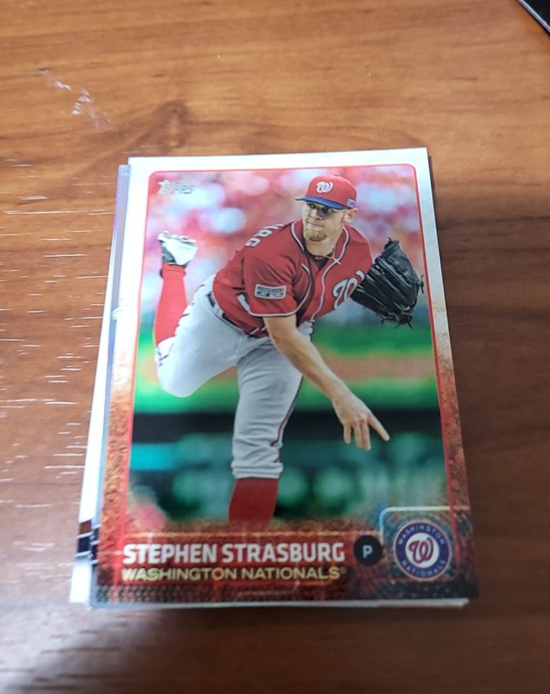 2015 Topps #665 Stephen Strasburg — front