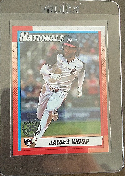 2025 Topps Series 2 35th Anniversary #90B2-47 James Wood — front
