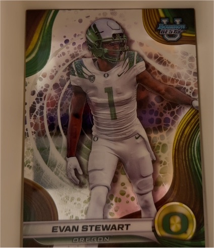 2024 Bowman University Best #12 Evan Stewart — front
