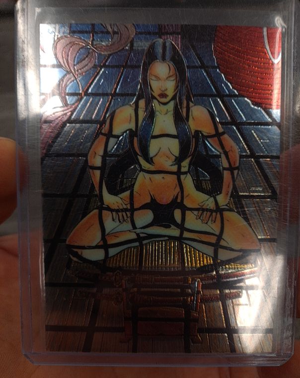 1995 Comic Images Shi Chromium #01 Meditation — front