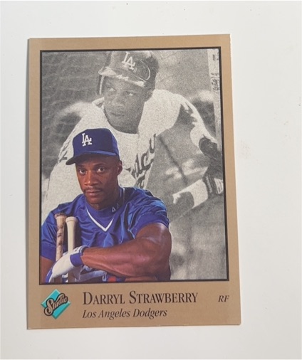1992 Leaf Studio #50 Darryl Strawberry — front