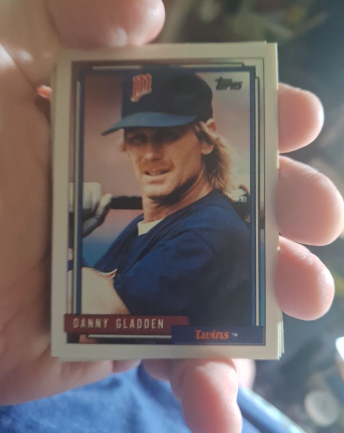 1992 Topps #177 Danny Gladden — front