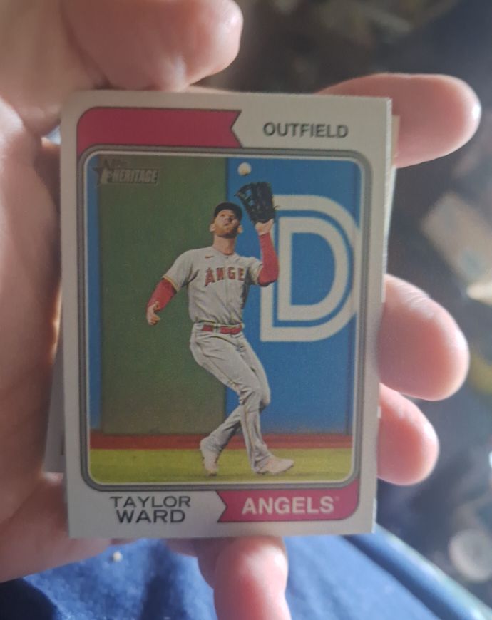 2023 Topps Heritage #271 Taylor Ward — front