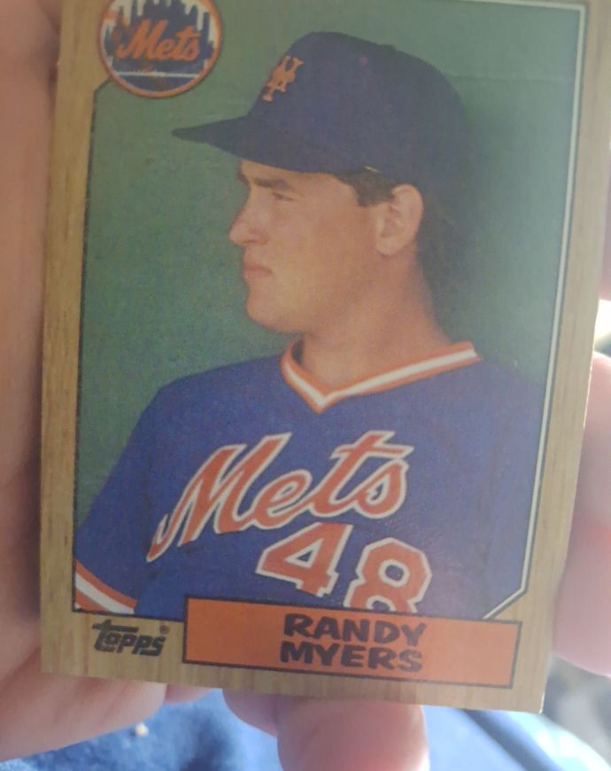 1987 Topps #213 Randy Myers — front